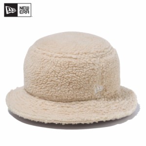 ニュー エラ NEW ERA バケット01 Boa Fleece ボアフリース ベージュ バケットハット 帽子 [AA]