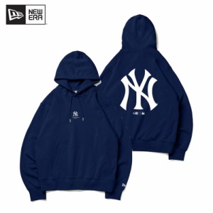 ニューエラ NEW ERA 裏毛 スウェット プルオーバーフーディー MLB Apparel ニューヨーク・ヤンキース メンズ レディース [AA]