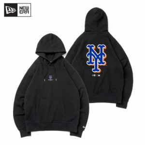 ニューエラ NEW ERA 裏毛 スウェット プルオーバーフーディー MLB Apparel ニューヨーク・メッツ メンズ レディース [AA]