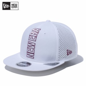 ニュー エラ NEW ERA 9FIFTY Original Fit Vertical Logo バーチカルロゴ レーザーパフォーテッド ホワイト ゴルフ 通気性 抗菌 キャップ