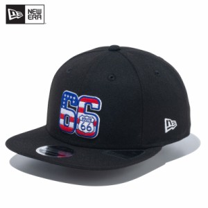 ニュー エラ NEW ERA 9FIFTY Original Fit ROUTE 66 ロゴ ブラック  ゴルフ  キャップ 帽子 [BB]