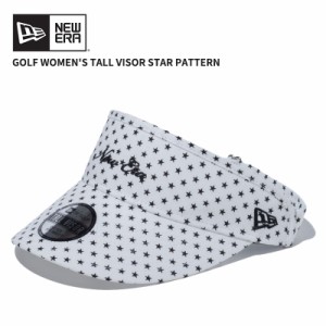 ニューエラ NEW ERA Women's トールバイザー Star Pattern ゴルフ サンバイザー 帽子  [BB]