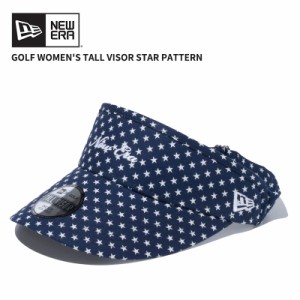 ニューエラ NEW ERA Women's トールバイザー Star Pattern ゴルフ サンバイザー 帽子  [BB]