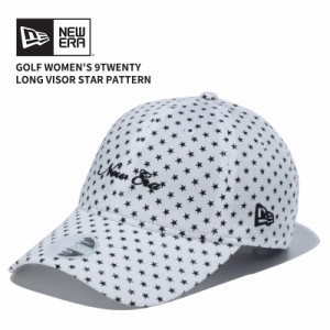 ニュー エラ NEW ERA Women's 9TWENTY ロングバイザー Star Pattern レディース ゴルフ キャップ 帽子  [BB]