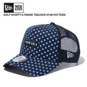 ニュー エラ NEW ERA 9FORTY A-Frame トラッカー Star Patternゴルフ キャップ 帽子