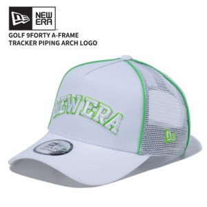 ニュー エラ NEW ERA 9FORTY A-Frame トラッカー Piping アーチロゴゴルフ キャップ 帽子