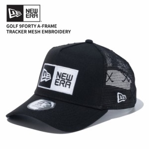 ニュー エラ NEW ERA 9FORTY A-Frame トラッカー Mesh Embroidery ボックスロゴゴルフ キャップ 帽子