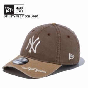 ニュー エラ NEW ERA 9THIRTY MLB Visor Logo ニューヨーク・ヤンキース カーキバイザー キャップ 帽子