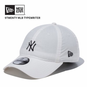 ニュー エラ NEW ERA  9TWENTY MLB Typewriter タイプライター バニラホワイト キャップ 帽子  [BB]