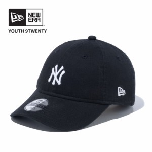 ニュー エラ NEW ERA Youth 9TWENTY ニューヨーク・ヤンキース ミッドロゴ ブラック キャップ 帽子 キッズ