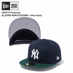 ニュー エラ NEW ERA 59FIFTY Powered by GORO NAKATSUGAWA（min-nano） ヤンキース  キャップ 帽子