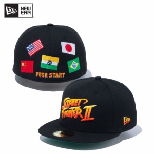 ニュー エラ NEW ERA 59FIFTY STREET FIGHTER II  タイトルロゴ キャップ 帽子  [BB]