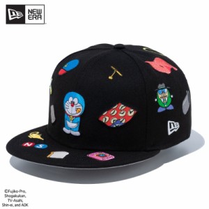 ニュー エラ NEW ERA 9FIFTY ドラえもん オールオーバーロゴ  キャップ 総柄 帽子 [BB]