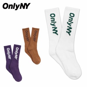 オンリー ニューヨーク（Only Ny) Block Logo Socks 靴下/ソックス/男性用/メンズ  [AA-3]