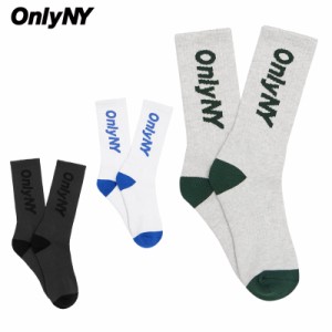 オンリー ニューヨーク（Only Ny) Core Logo Socks 靴下/ソックス/男性用/メンズ [AA-3]