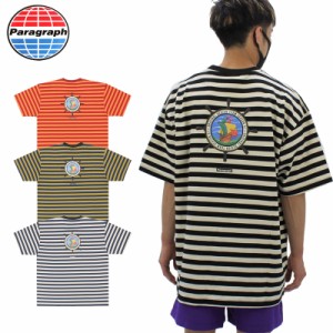 パラグラフ(paragraph) MARINE STRIPE T-SHIRT NO.060/NO.60 マリンストライプ ボーダー Tシャツ 半袖 [AA]