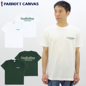 パロット キャンバス(PARROTT CANVAS) ガーデンショップ ロゴ Tシャツ カットソー 半袖Tシャツ ユニセックス[AA]