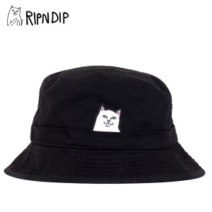 リップンディップ(RIPNDIP) Lord Nermal Bucket Hat 《Black》  バケットハット 帽子 [BB]