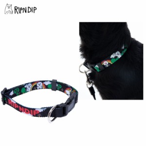 リップンディップ(RIPNDIP) Buddy System Web Belt Pet Collar  (Black) 犬 首輪 ペット カラー [小物] [AA-2]