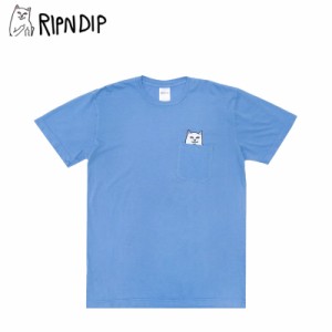 リップンディップ(RIPNDIP) Lord Nermal S/S Pocket Tee 《Cornflower Blue》 メンズ 半袖Tシャツ[AA-3]