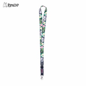 リップンディップ(RIPNDIP) Aloha Nerm Lanyard (Black) ネックストラップ[小物] [AA-2]