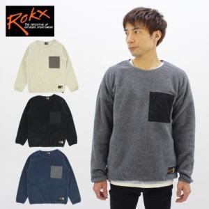 ロックス(ROKX) CLASSIC 200 FLEECE CREW クラシック200フリースクルー/ トップス メンズ/男性用  [AA]