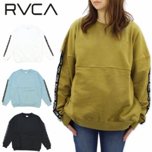 ルーカ(RVCA) OVER TAPE CREW クルーネック スウェット /レディース(ba044-026) トレーナー/女性 国内正規品 [AA]