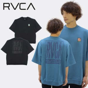 ルーカ(RVCA) RVCA メンズ REACTOR CR ST メンズ クルースウェット 半袖/トレーナー(BC041-007) スウェット/男性用  [AA]