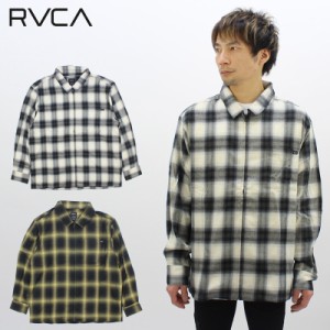 ルーカ(RVCA) RVCA メンズ ABOBE SHIRT 長袖 ロングスリーブシャツ(BD041-103)  長袖シャツ 男性用 [AA]