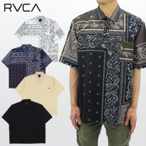 ルーカ(RVCA) RVCA メンズ BANDANA UT SHIRTS ショートスリーブシャツ (BD041-159)  ポロシャツ 男性用 [AA]