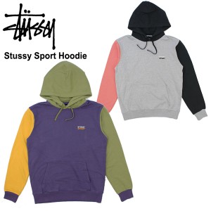 送料無料新作STUSSY ハーフジップスウェット　刺繍　サイドポケット有 トップス