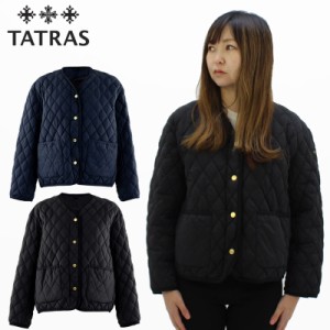 タトラス(TATRAS)YUNO DOWN JACKET ユーノ ダウンジャケット/ノーカラー アウター/レディース【2022 A/W】 [DD]