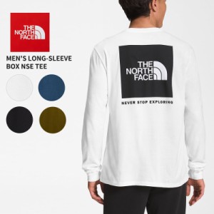 ザ・ノース フェイス THE NORTH FACE Mens Long-Sleeve Box NSE Tee ロングスリーブTシャツ 長袖 メンズ [AA]