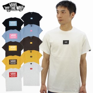 バンズ(VANS)  M Rectangle Logo S/S Tee  ロゴ 半袖Tシャツ 男性用 [AA-3]