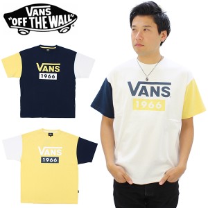 【ゆうパケット送料無料】【ポイント10%】バンズ(VANS) Flying-V Color Block S/S Tee ロゴ 半袖Tシャツ