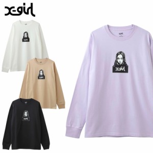 エックスガール(X-girl) FACE L S TEE 長袖Tシャツ  ロンT レディース カットソー トップス[AA]