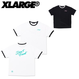 エクストララージ(X-LARGE) CALLIGRAPHY RINGER TEE S/S 半袖Tシャツ/リンガーTシャツ/メンズ【9】[AA]