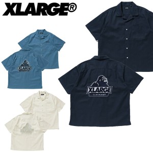 エクストララージ(X-LARGE) OG OPEN COLLAR SHIRT S/S 半袖シャツ/男性/メンズ [AA]