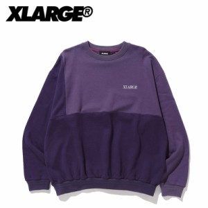 エクストララージ(X-LARGE) PANELED CREWNECK SWEAT クルー スウェット/トレーナー/メンズ 送料無料【10】 [AA]