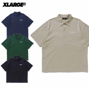 エクストララージ(X-LARGE) STANDARD LOGO BIG POLO SHIRT ポロシャツ 半袖 カットソー トップス[AA]