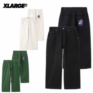 エクストララージ(X-LARGE) HARDLY WORKING CONTRAST STITCH WIDE PANTS ロングパンツ メンズ ボトムス [AA]