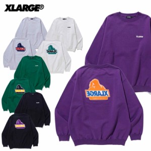 エクストララージ(X-LARGE) TWO TONE BACKSIDE OG CREWNECK SWEAT クルー スウェット/トレーナー/メンズ [AA]