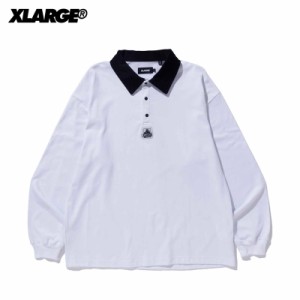 エクストララージ(X-LARGE) OG LOGO RUGBY SHIRT ラガーシャツ 長袖 カットソー カジュアル トップス[AA]