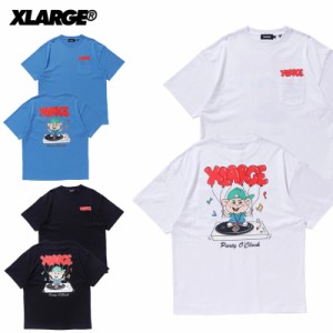 エクストララージ(X-LARGE)PARTY O CLOCK LOGO S/S POCKET TEE XLARGE 半袖 Tシャツ トップス カットソー [AA]