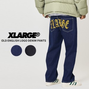 エクストララージ XLARGE OLD ENGLISH LOGO DENIM PANTS デニムパンツ ジーパン ジーンズ メンズ [AA]