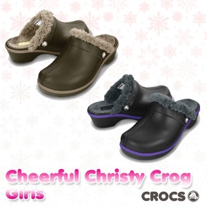 【送料無料対象外】クロックス(CROCS) ガールズ チアフル クリスティ クロッグ(Cheerful Christy Crog) ベビー キッズ 子供用[AA]【70】