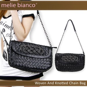 【アウトレット】melie bianco Woven And Knotted Chain BAG メリービアンコ チェーン ショルダー ハンドバッグ[CC]