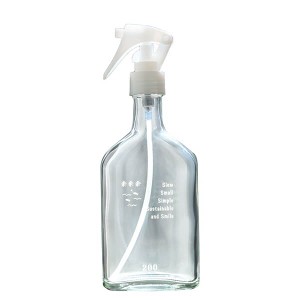 洗剤 詰め替え ボトル がんこ本舗 千年ボトル スプレー式 （空ガラス瓶）200ml