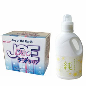 【400円OFFクーポン配布中！】善玉バイオ浄 デオクリン1.3kg 無香料 柔軟剤 純 800ml セット