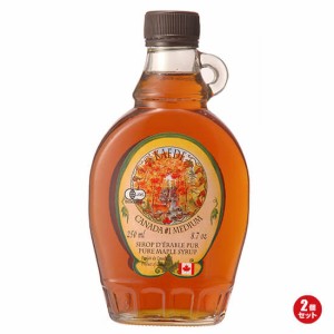 【ポイント倍々！最大+7%】アレガニ メープルシロップ 330g （250ml）2個セット